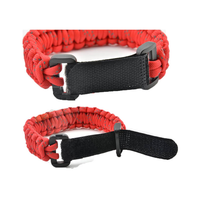 Adjustable Straps For Paracord Bracelets Hook Loop Straps With Buckle
