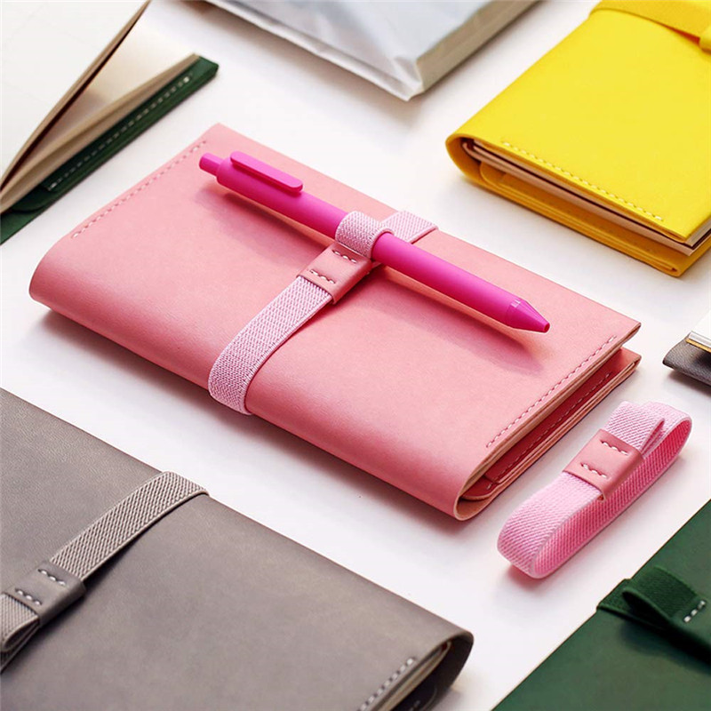 Elastic Pen Holder Book Band For A4 A5 B5 Journal Notebook Elastic Book Belt With Pencil Loop