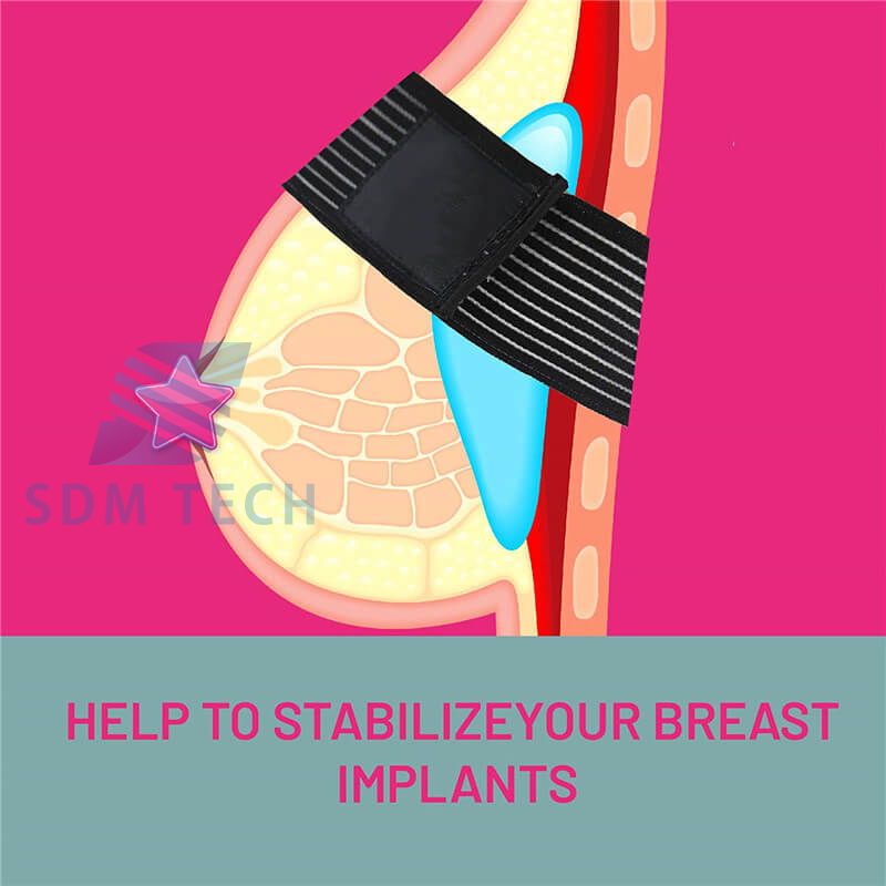Breast Implant Stabilizer Elastic Band Latex-Free For Medical Breast Augmentation Surgery Support Bandage Straps