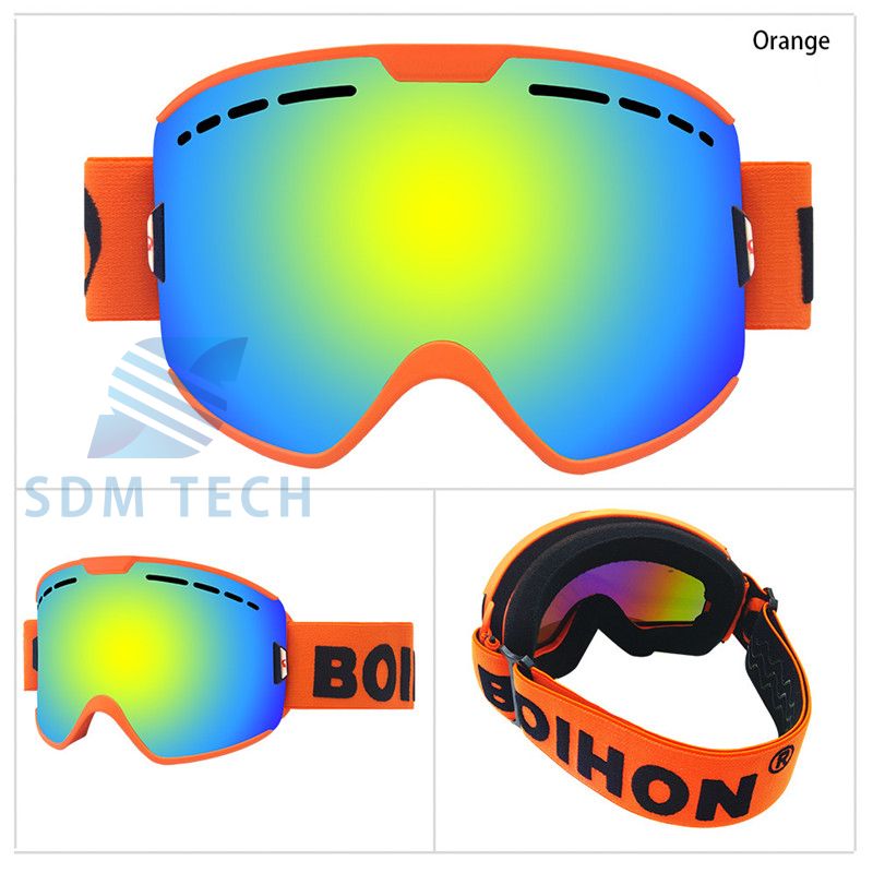 Ski Snowboard Goggles Snow Glasses For Mend And Women Double Lens Goggles For Skiing Anti-fog