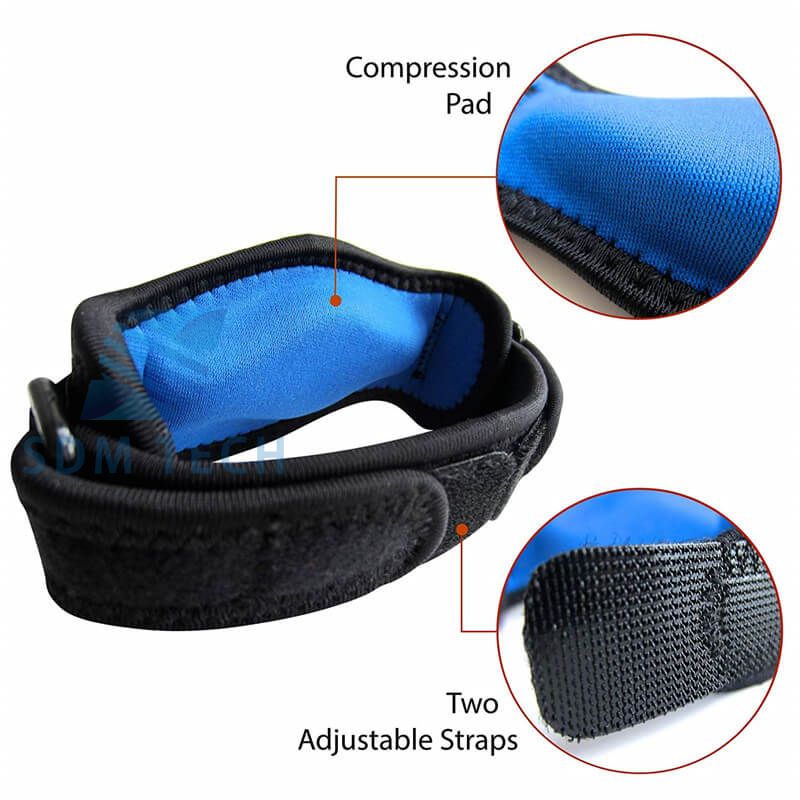 Elbow Brace For Tennis Golfer's Elbow Pain Relief Best Neoprene Elbow Strap Band With Compression Pad For Tendonitis  Relieve Forearm Pain For Men And Women