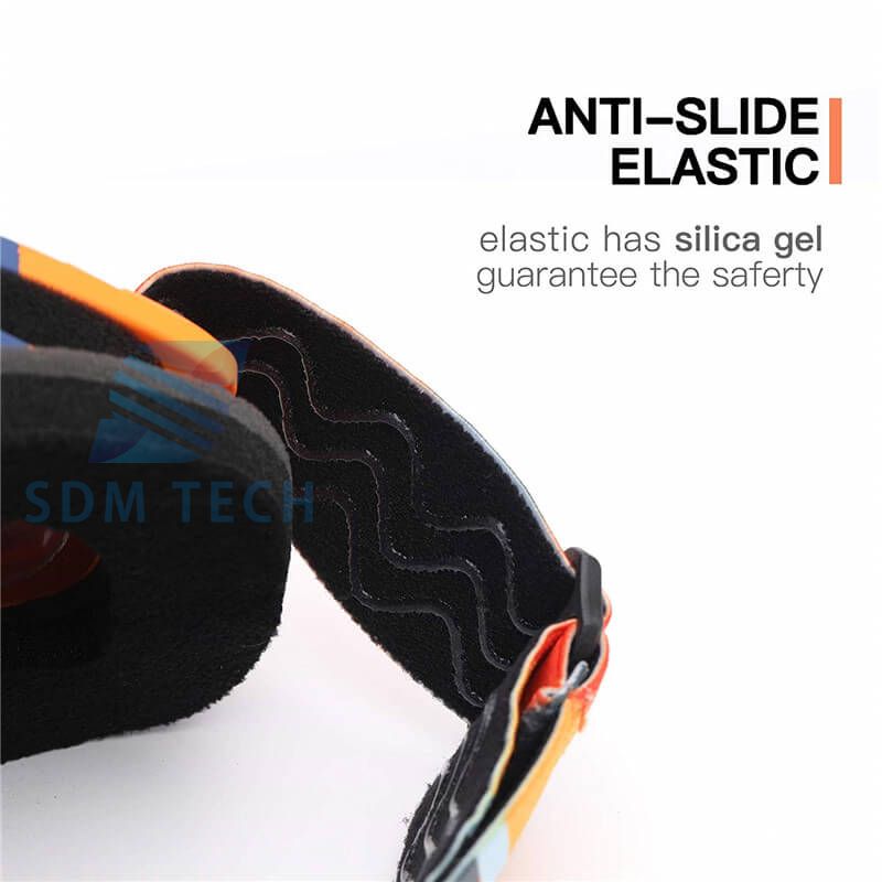 Elastic Silica Gel Band For Replacement Ski Goggle Straps Anti-Slip Elastic Straps For Motor Bicycle Goggles